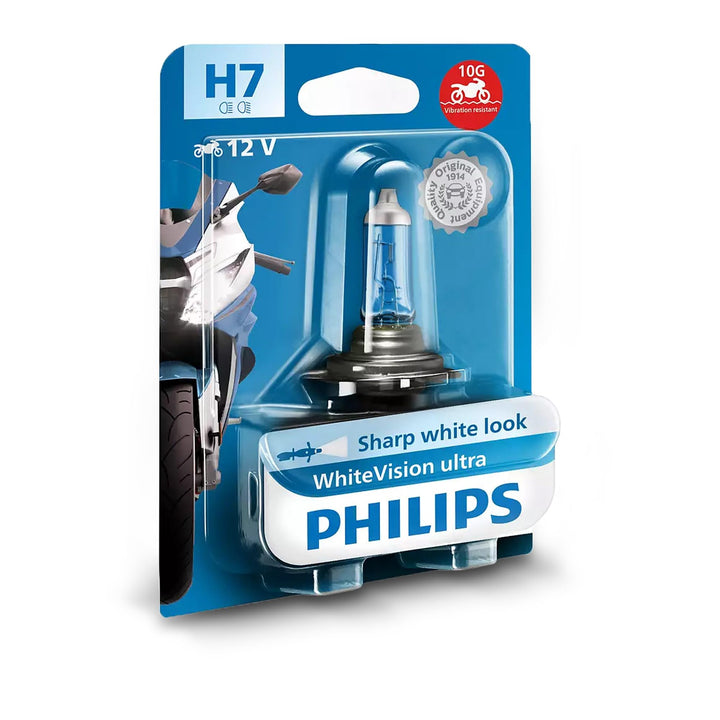 Philips Automotive Lighting H7 WhiteVision ultra moto, H7