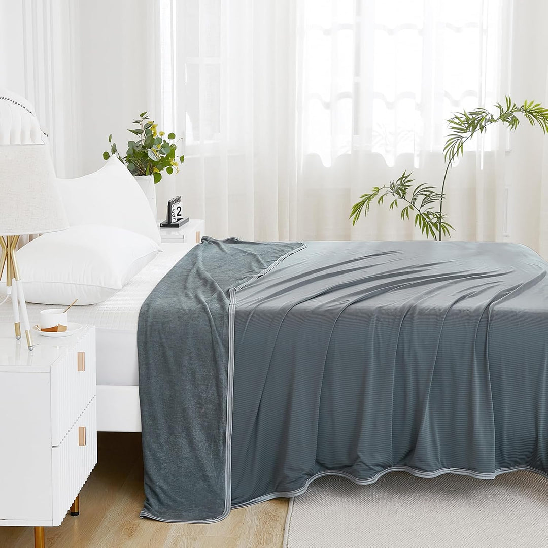 WONGS BEDDING Kühldecke Sommerdecke 2 in 1 doppelseitig mit Japanische Arc-Chill Q-Max 0,43 selbstkü
