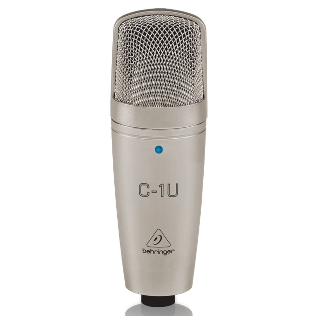 Behringer C-1U USB Studio-Kondensatormikrofon Hell Gold C-1U Single, Hell Gold C-1U Single