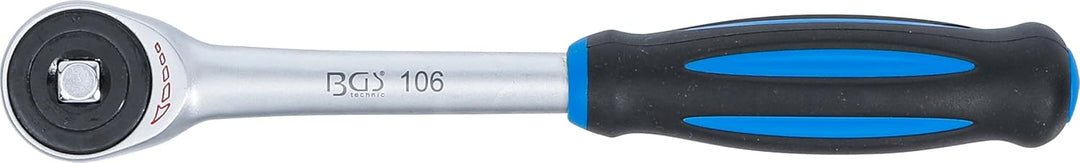 BGS 106 | Umschaltknarre mit Drehgriff | feinverzahnt | 10 mm (3/8") | ergonomisch | rutschfest | Kn