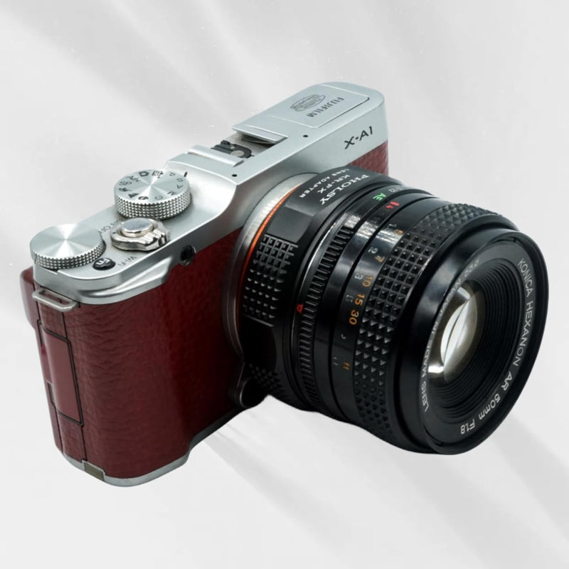 PHOLSY Objektivadapter Kompatibel mit Konica AR Objektiv auf FX Mount Kameragehäuse Konverter Kompat