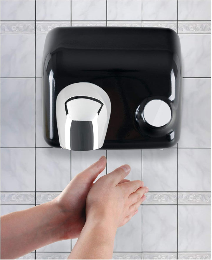 Stagecaptain HD-55BK Dryboy Händetrockner zur Wandmontage - Handtrockner mit Taster - Leistung: 2300