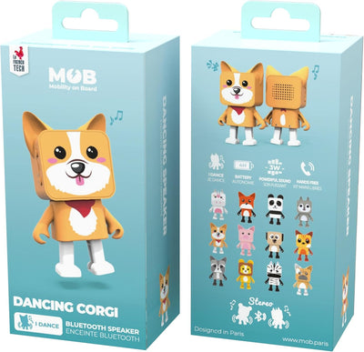 Mob - Dancing Animals Bluetooth-Lautsprecher - Tanzbarer Lautsprecher mit 3W Leistung - Drahtlose Ve