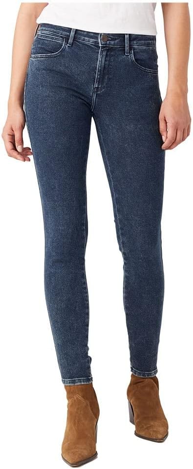 Wrangler Damen Skinny Jeans 29W / 30L Milky Way, 29W / 30L Milky Way