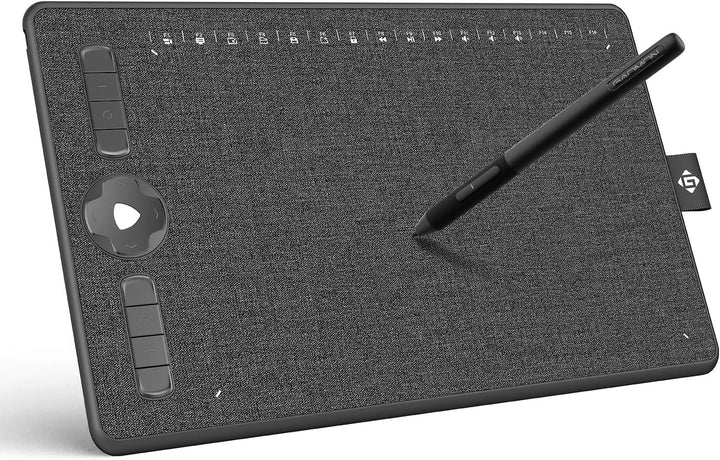 GAOMON M1230 Grafik-Tablet, 12 Zoll, passiv, 8192 Ebenen mit Neigung, 16 Multimedia-Tasten und 13 an