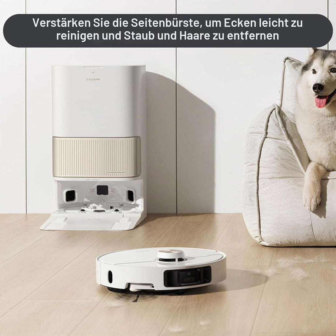 8 Stück Seitenbürsten für Dreame X40 Ultra/ X40 Ultra Complete/ X40 master/ L40 Ultra/ X50 Ultra Com