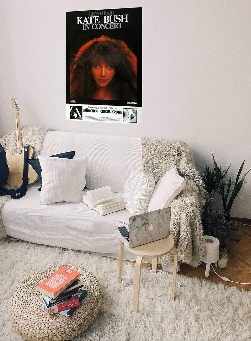 Kate Bush - Breathing, München 1979 » Konzertplakat/Premium Poster | Live Konzert Veranstaltung | DI