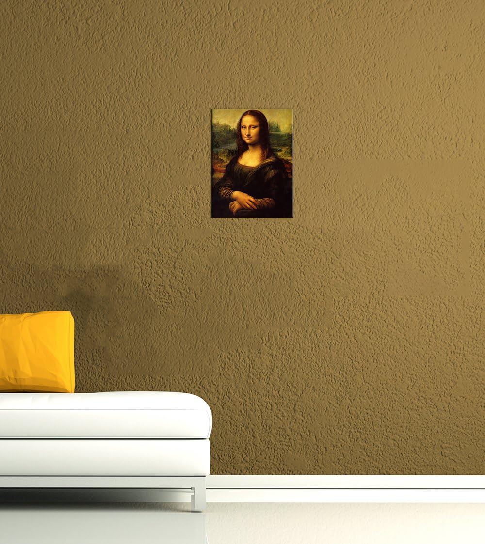 Bilderdepot24 Bild auf Leinwand | Leonardo da Vinci Mona Lisa in 50x60 cm als Wandbild | Wand-deko D