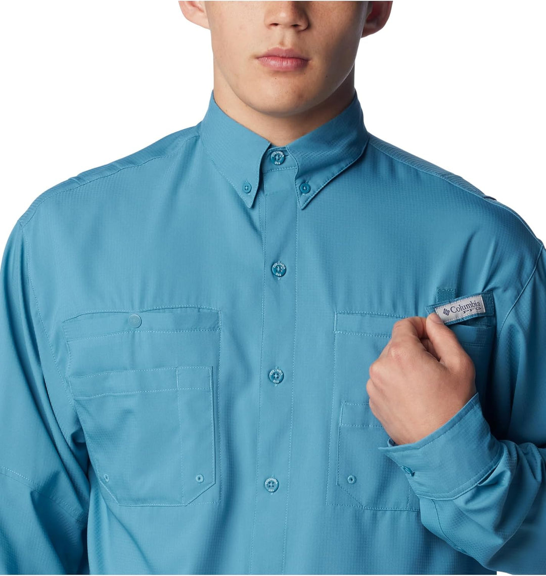 Columbia Herren Tamiami Ii Langarm-Bluse 3XL Lang Canyon Blue, 3XL Lang Canyon Blue