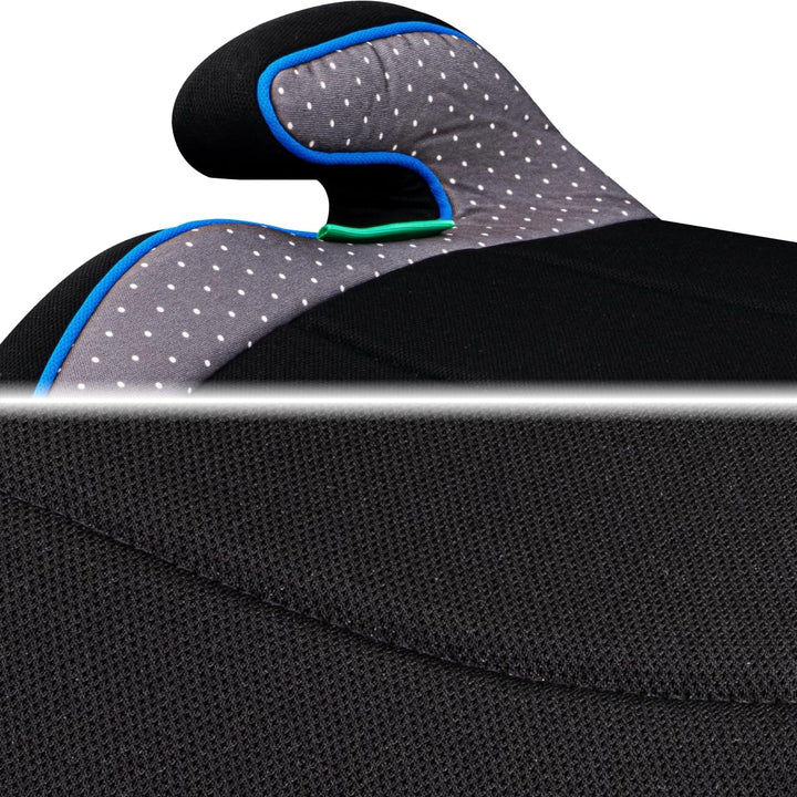 2er SET Sitzerhöhung für Kinder zwischen 125 cm und 150 cm (SCHWARZ/GRAU/BLAU)