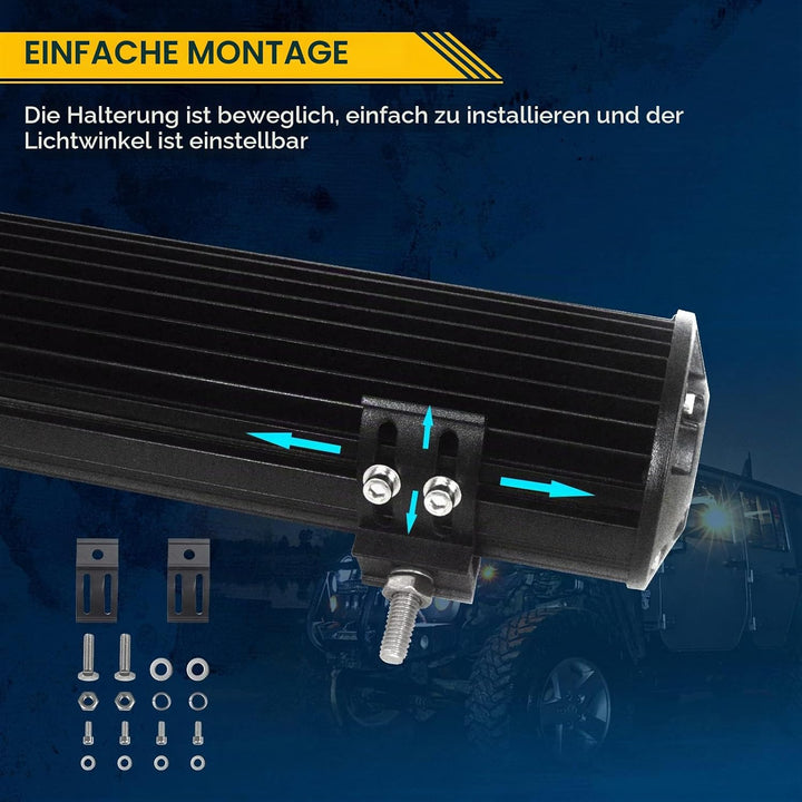 Willpower 15 Zoll 38CM 300W Led Arbeitsscheinwerfer Bar Led Scheinwerfer 12V 24V Wasserdicht Flutlic