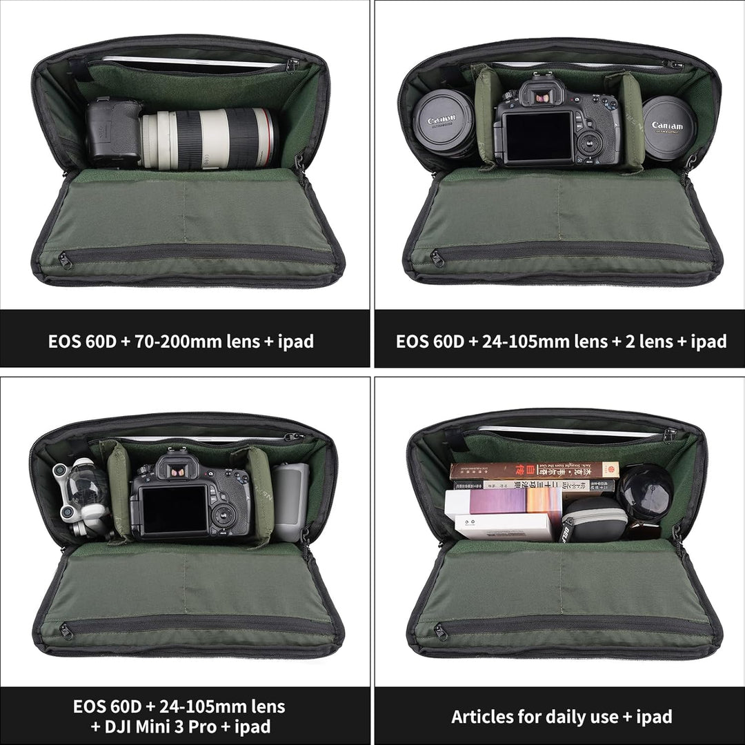 Besnfoto Kameratasche, wasserdicht, für Phootographen, Reisen, DSLR, SLR, spiegellose Kameratasche S