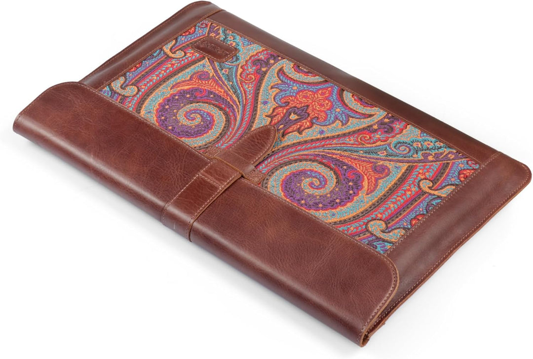 Londo Echtleder Tasche/Hülle Kompatibel mit MacBook Pro - 15 & 16 Zoll (Braun) 15-16 inches Brown, 1