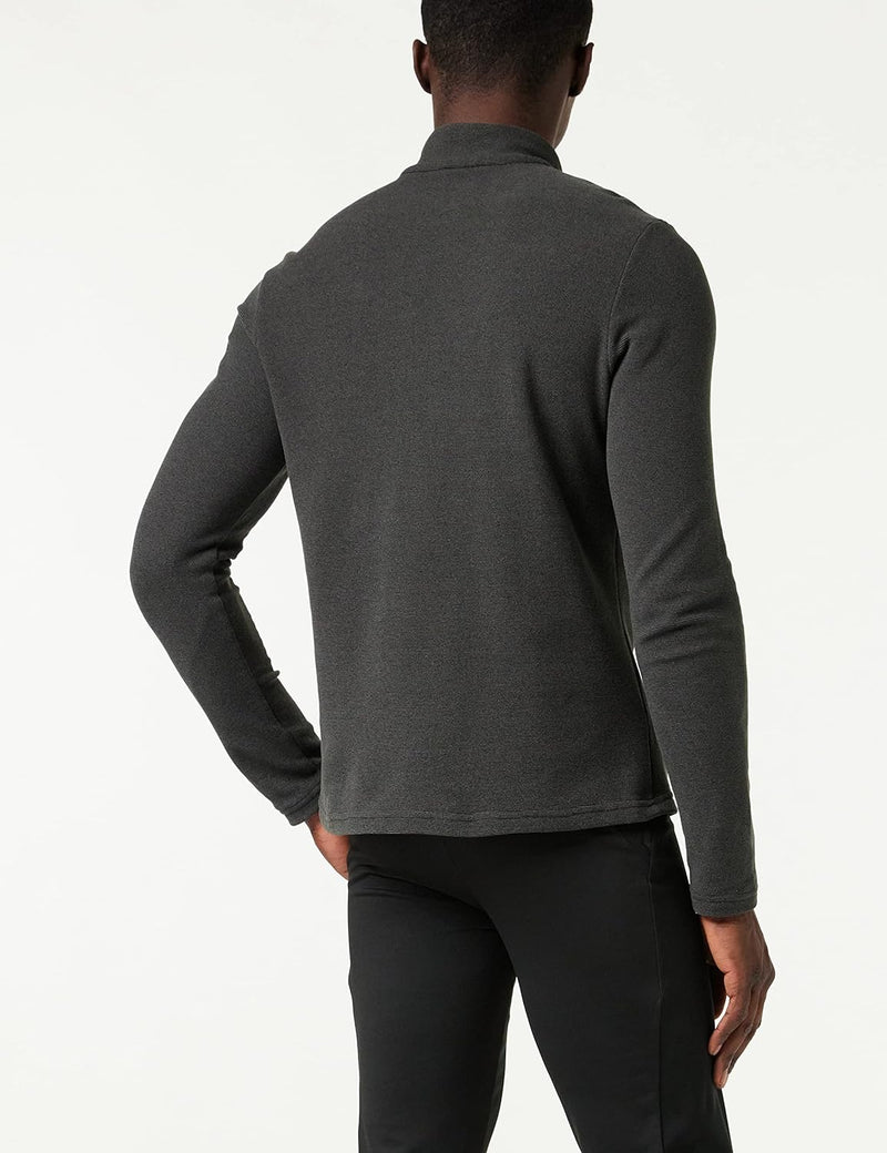 Odlo Herren Midlayer 1/2 Zip Roy Pullover L Shale Grey - Black