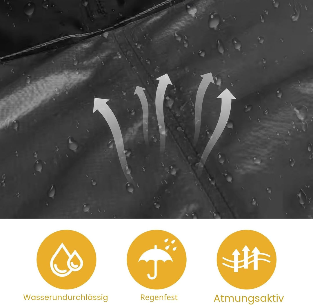 Ultraleichter, dünner Regenrock, wasserdicht, leicht, 15D-Nylon, Kilt-Regenhose, Wandern, multifunkt