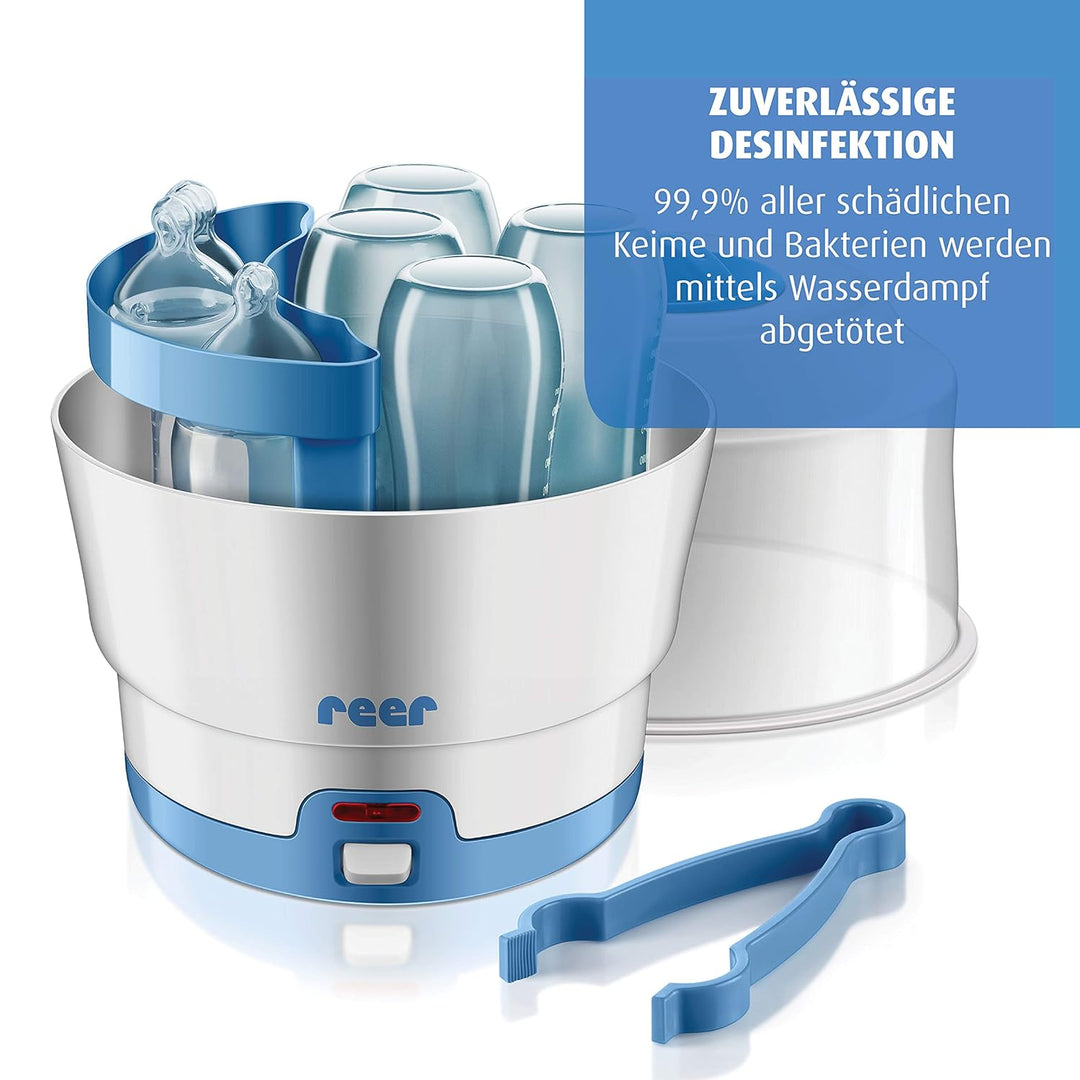 Reer VapoMat Vaporisator, Desinfektion in 10 Minuten, weiss, 36020 Single, Single