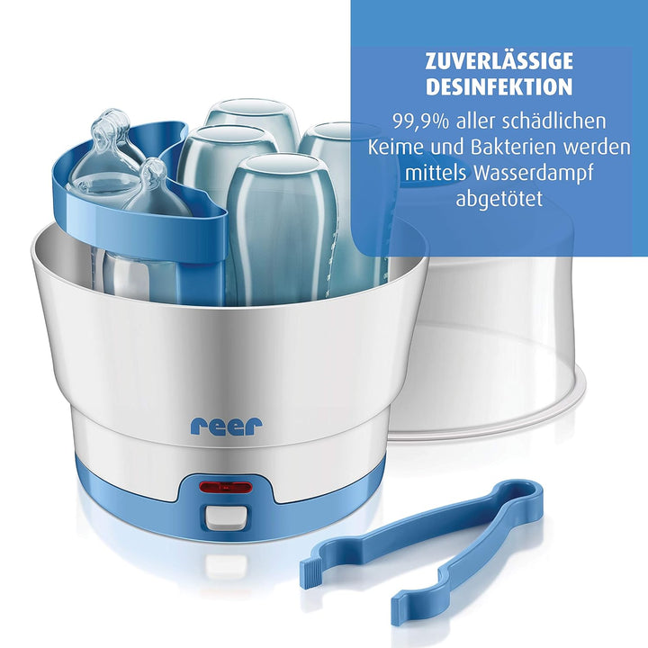 Reer VapoMat Vaporisator, Desinfektion in 10 Minuten, weiss, 36020 Single, Single