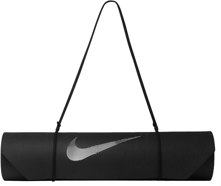 Nike Training Mat 2.0 Fitnessmatte Trainingsmatte Yoga Matte Workout Gym Bodenmatte rutschfest, Blac