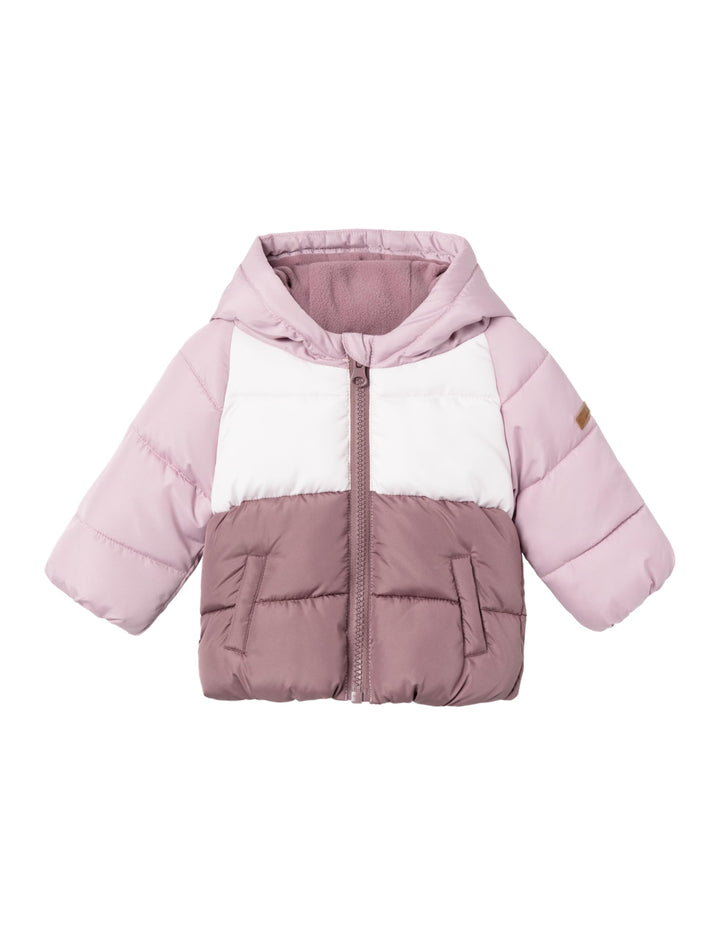 NAME IT Unisex Baby Nbnmaple Jacket Block Jacke 62 Mauve Shadows, 62 Mauve Shadows