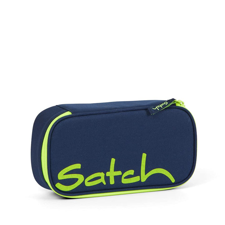 Satch Schlamperbox extra gross inkl. Trennfach Reissverschlussfach Stiftehalter Geodreieck Sichtfens