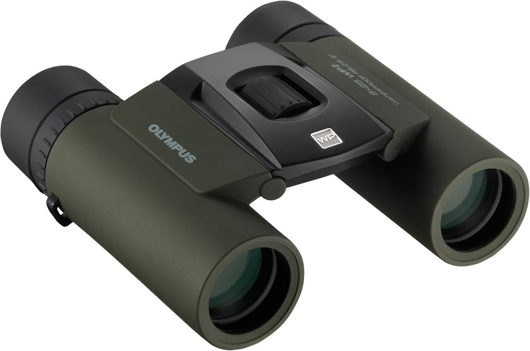 Olympus 8x25 WP II Fernglass (Wasserdicht, Beschlagsfrei, Staubschutz, 10-fache Vergrösserung), geei