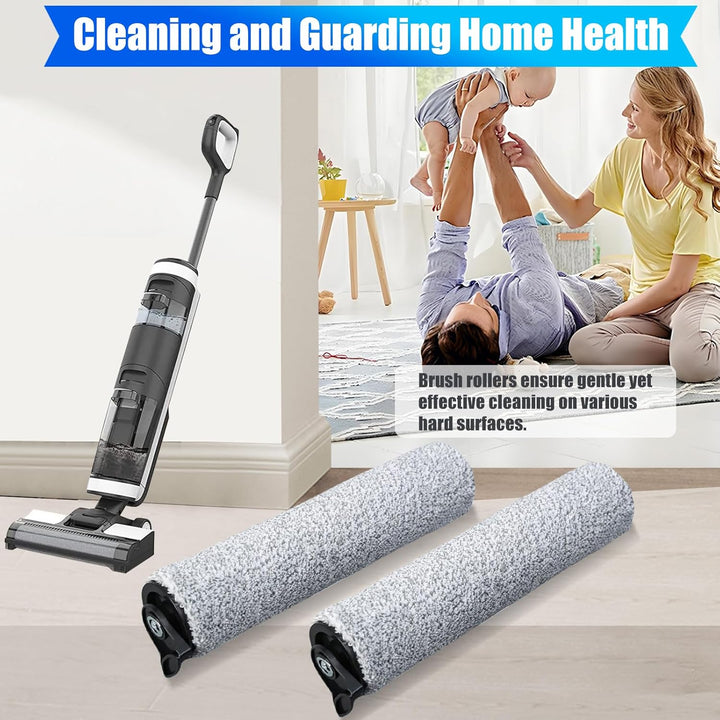 Ersatz Bürstenwalzen für Tineco Floor ONE S3/iFloor 3 Breeze Akku Nass Trockensauger Rollen für Tine