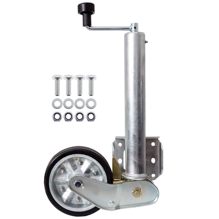 The Drive | Anhänger Stützrad 500KG | vollautomatik | Ø 60mm Rohr mit Anbauflansch | inkl. Anbausatz