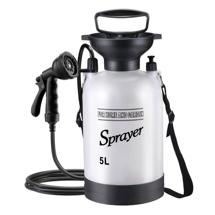 Tragbare Dusche, tragbare Campingschauer, 5L mit 10 Modi Sprayer Head und 9, 84 Fuss für Garten Pick