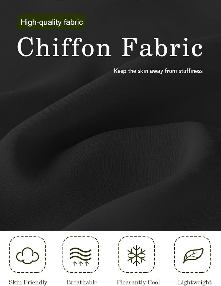 BEAUTELICATE Chiffon Schal Stola Damen Festlich Elegante Tücher Schultertuch Stola für Abendkleider