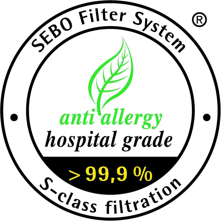 Sebo SBO6629 Ultrabeutel, 3 l, geeignet für K Cleaners, 8 Stück, Weiss, Verpackung kann variieren 1