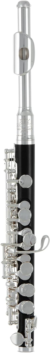 Roy Benson Piccolo Flöte PC-502 Synthetic Wood, inkl. Holzetui mit Tasche, PC-502