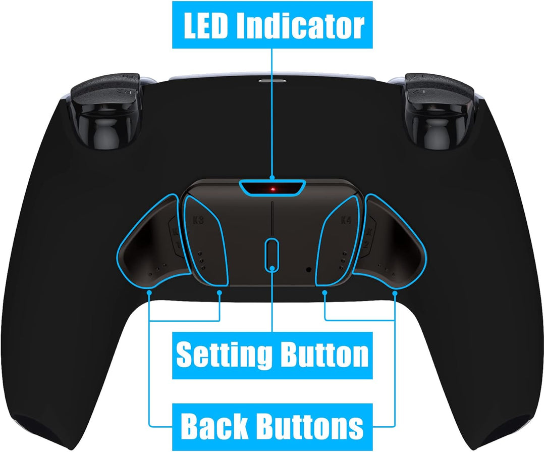eXtremeRate Programmierbar RISE4 Remap Kit für ps5 Controller BDM-010/020,Real Metal Buttons(RMB) Re