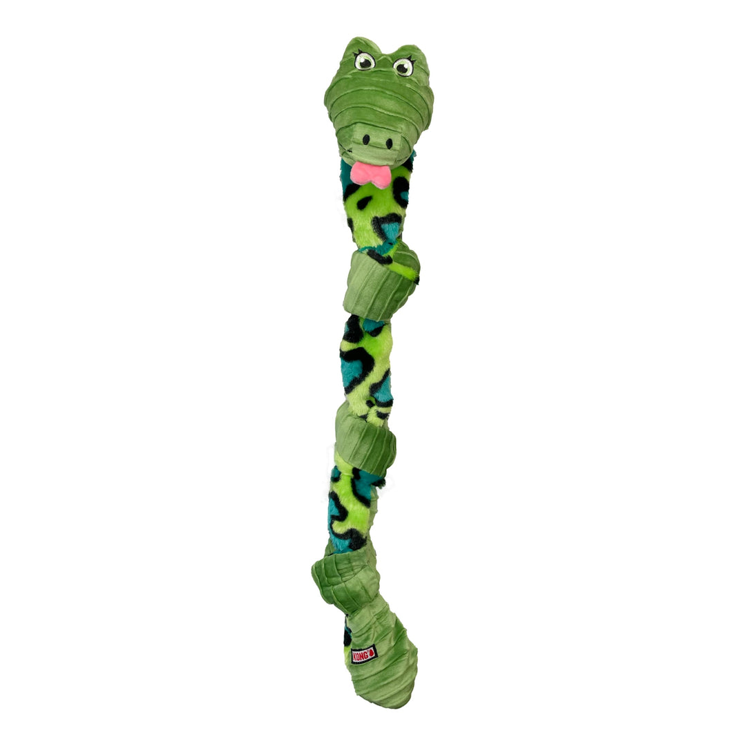 Kong Knots Snake Interaktives Hundespielzeug für alle Rassen, 61 cm, Verschiedene Grössen