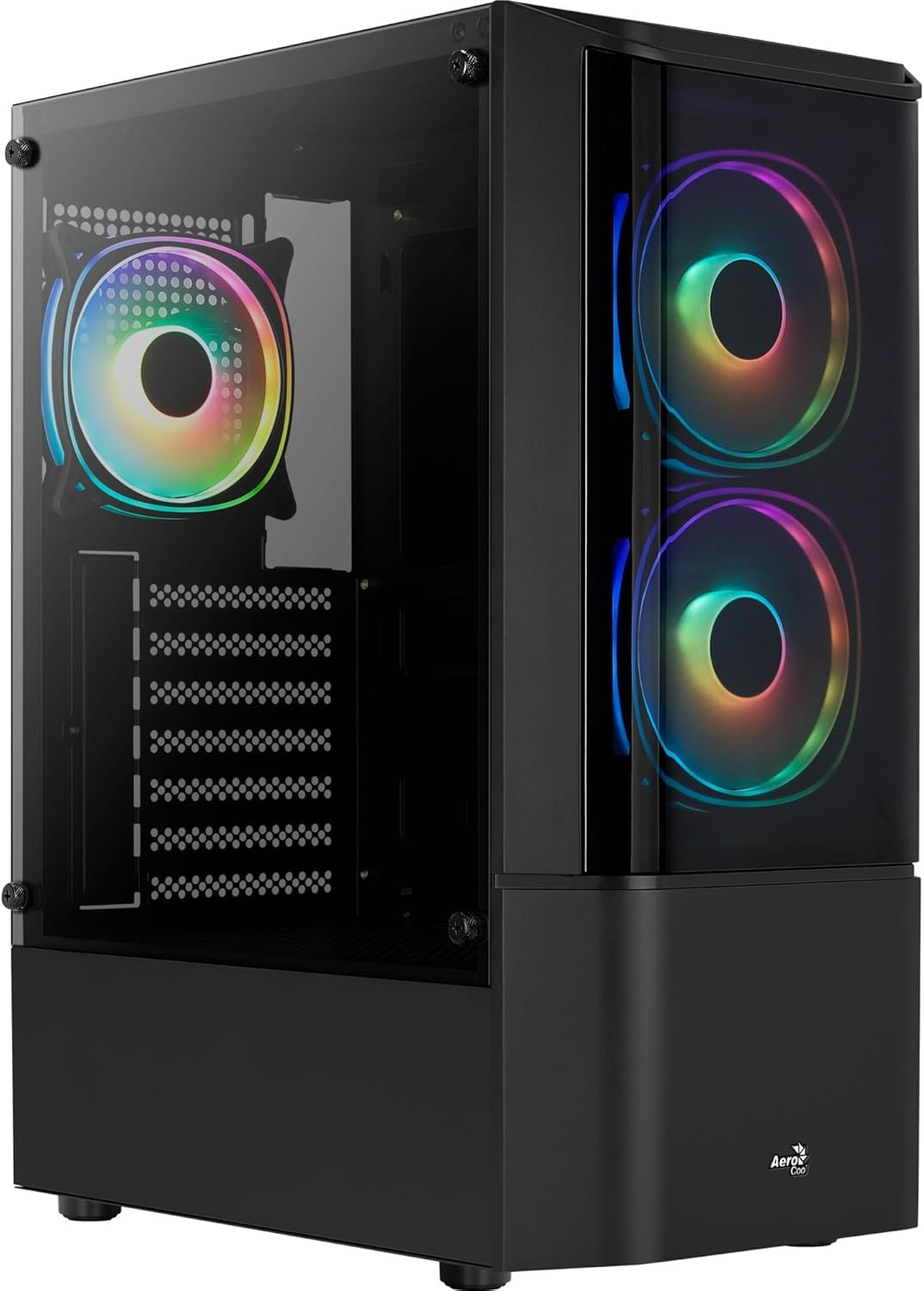 GEH AeroCool Midi Quantum v3 Black MicroATX/ATX/MiniITX, Quantum-G-BK-v3