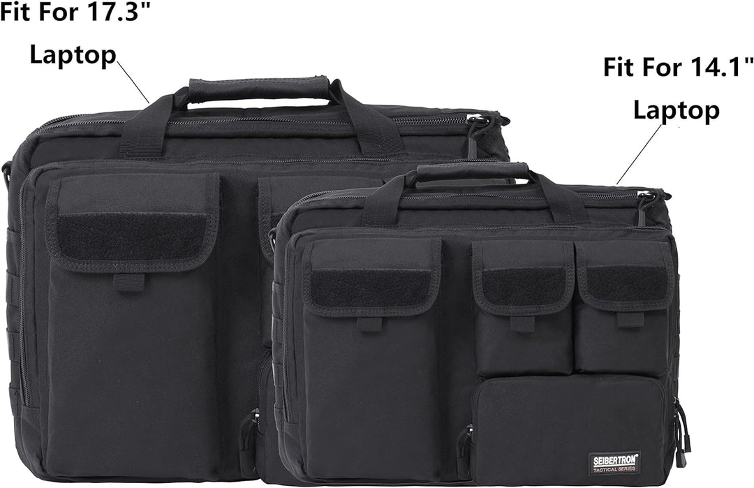 Seibertron X.K.B.B-2 Pro - Multifunktions- Herren Militär Taktische Outdoor Laptop Tasche, Handtasch