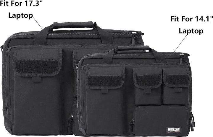 Seibertron X.K.B.B-2 Pro - Multifunktions- Herren Militär Taktische Outdoor Laptop Tasche, Handtasch