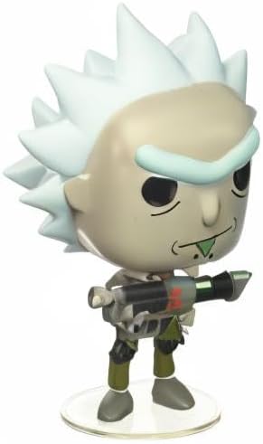 Funko 12439 Actionfigur Rick und Morty: Weaponized Rick Grau / Grau / Weiss, Grau / Grau / Weiß
