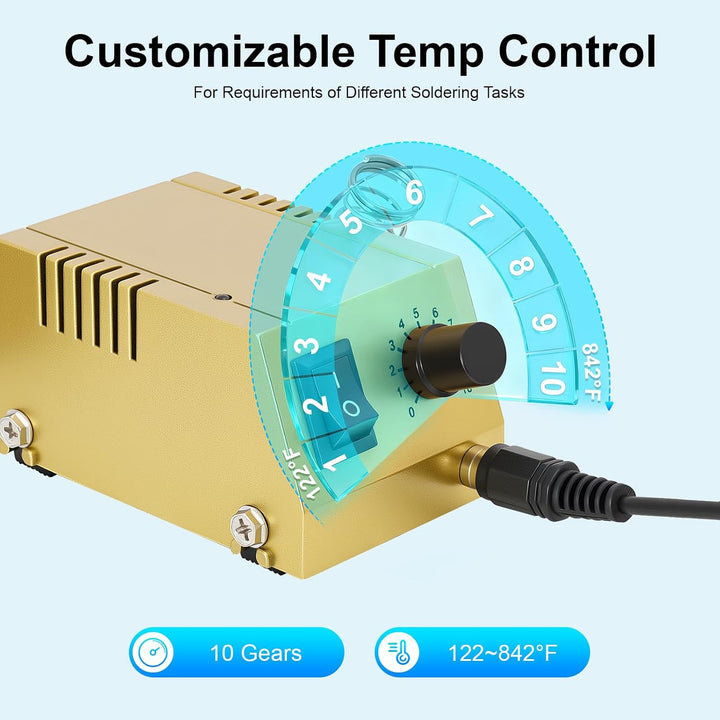 Mini Lötstation Lötkolben Kit 50-450°C einstellbare Temperatur Lötzubehör für Elektronik Handy Repar