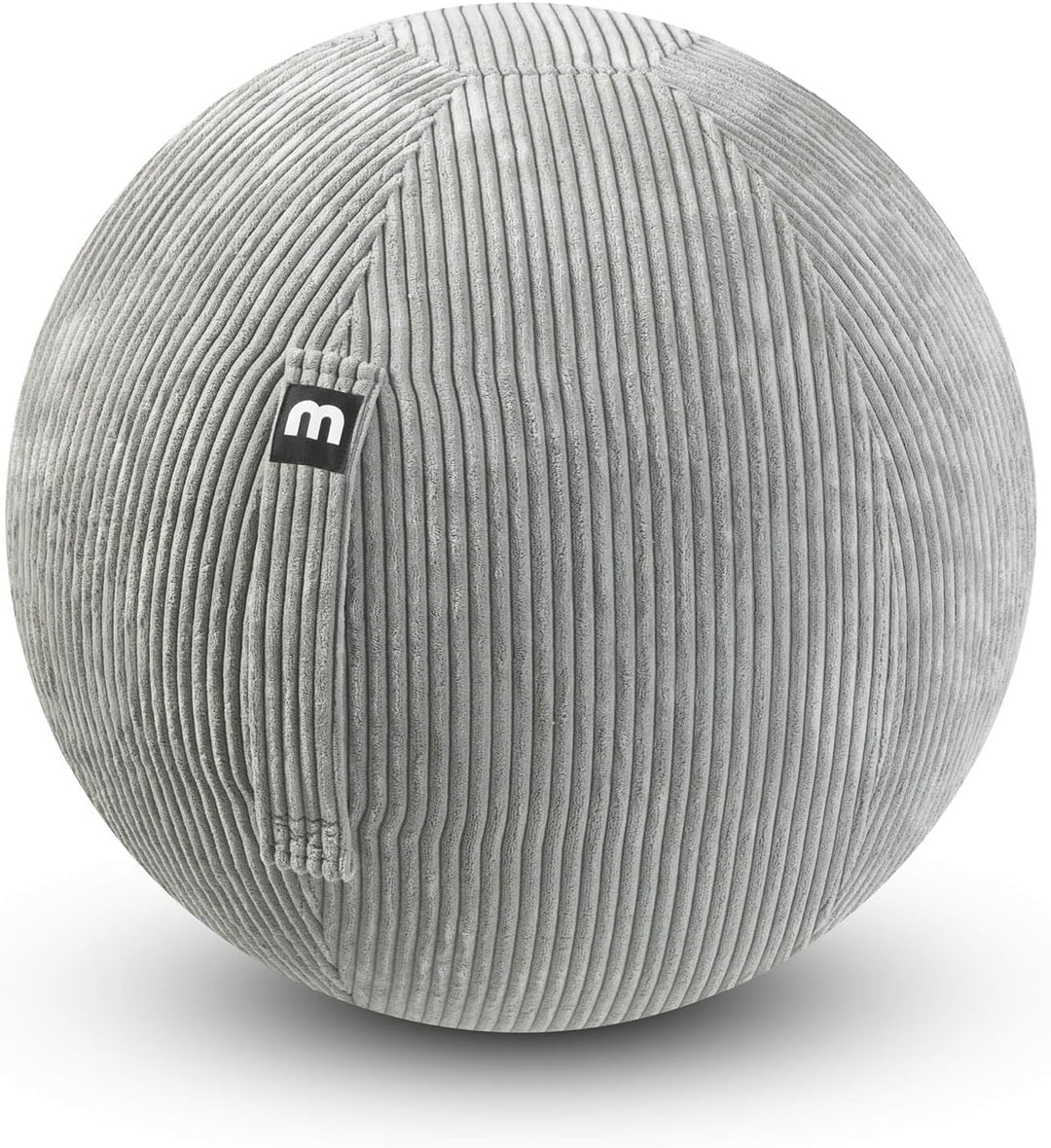 mokebo Stoff Sitzball Büro ergonomisch 'Der Sportliche', Sitzball mit Pumpe oder Pezziball mit Stoff