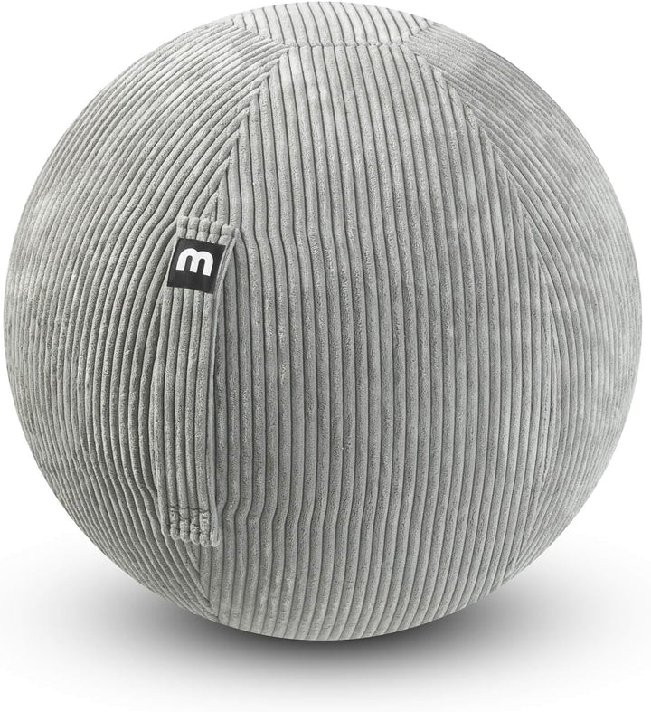 mokebo Stoff Sitzball Büro ergonomisch 'Der Sportliche', Sitzball mit Pumpe oder Pezziball mit Stoff