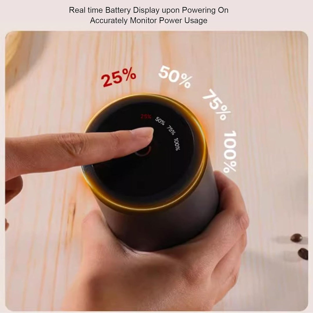Cuifati Tragbare Electric Burr Coffee Mühle mit 38 Einstellbaren Einstellungen, USB -wiederaufladbar
