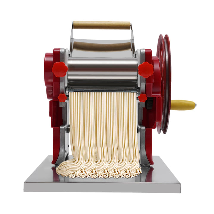 3mm Nudelmaschine aus Edelstahl Pastamaschine Nudel Teig Pasta Maschine，Manuell Nudelaufsätze Maker