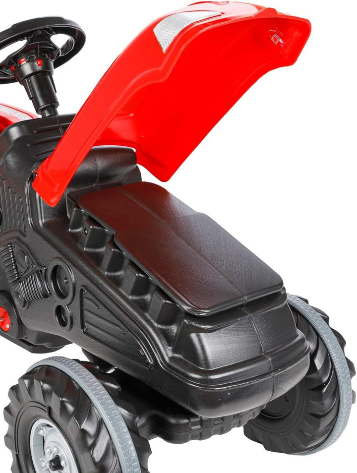 Trettraktor Big Wheel – Kippschutz, bis 60KG, leichtgängiges Lenkradsystem, Hupe, Verstellbarer Sitz