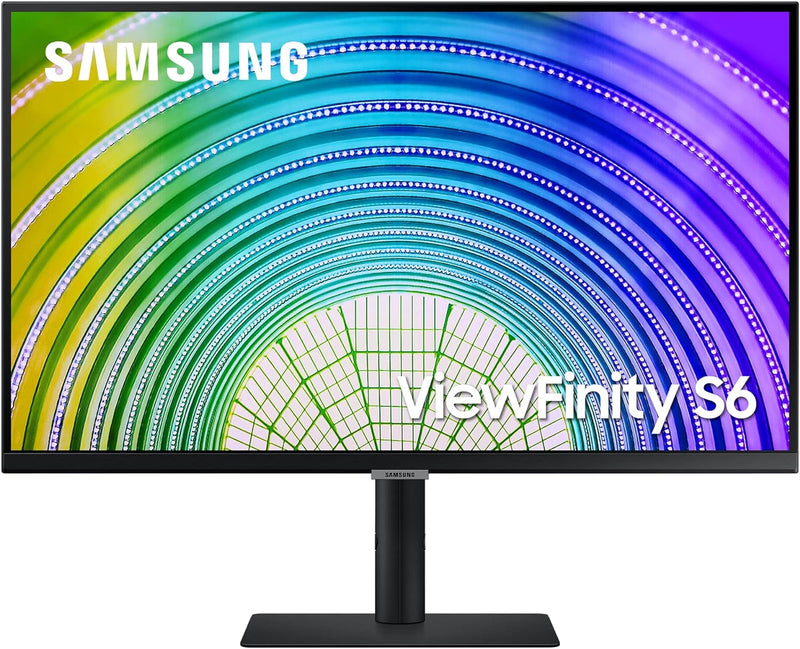 Samsung WQHD Monitor S6U S27A600UUU, 27 Zoll, IPS-Panel, WQHD-Auflösung, HDR10, AMD FreeSync, Reakti