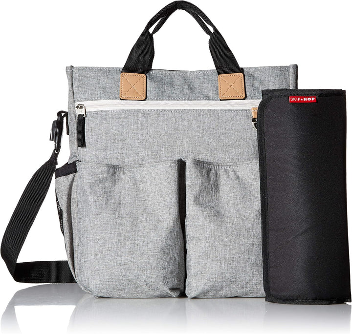 Skip Hop 220301 Dash Signature Heather Grey - Wickeltasche Grau, Grau