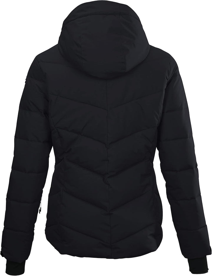 Killtec Damen Ksw 289 Wmn Ski Jckt Steppjacke/Skijacke mit abzippbarer Kapuze und Schneefang 36 schw