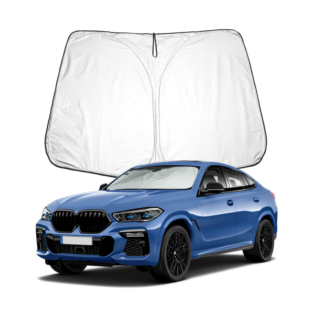 BIXUAN Sonnenschutz kompatibel mit BMW X6 G06 2020-2023 Windschutzscheibe für G06 das Auto Frontsche