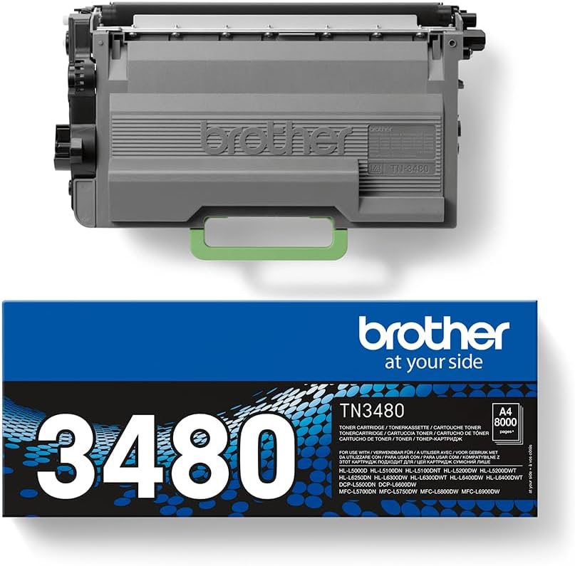 Brother Original Tonerkassette schwarz (für Brother HL-L5000DN, HL-L5100DN, HL-L5100DNT, HL-L5100DNT