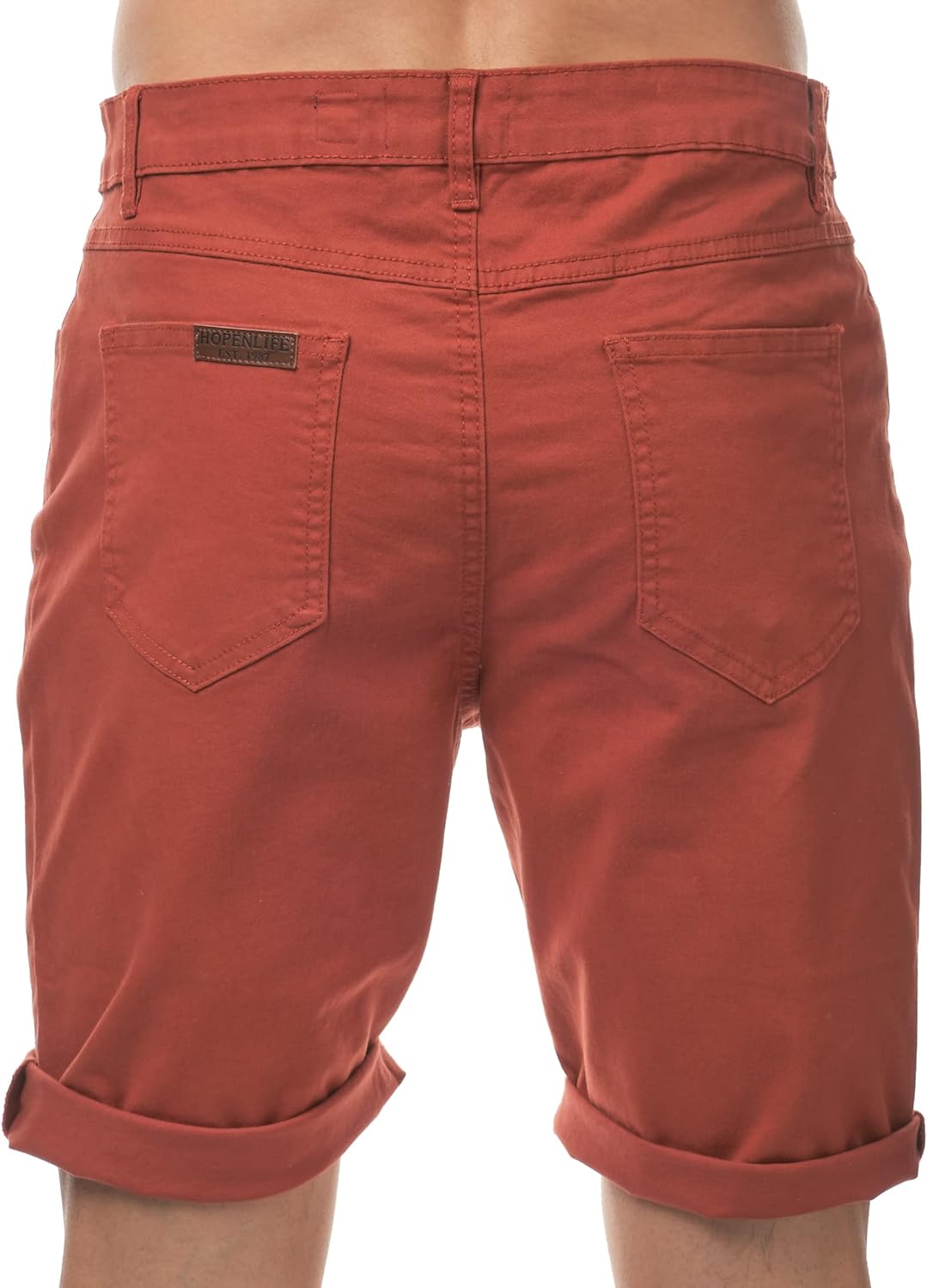 HopenLife Herren TEMARI Brique 38 Bermudas