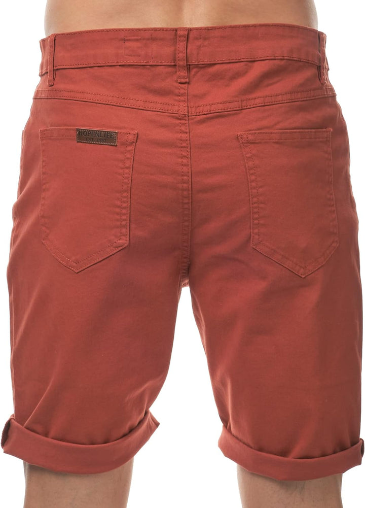 HopenLife Herren TEMARI Brique 38 Bermudas